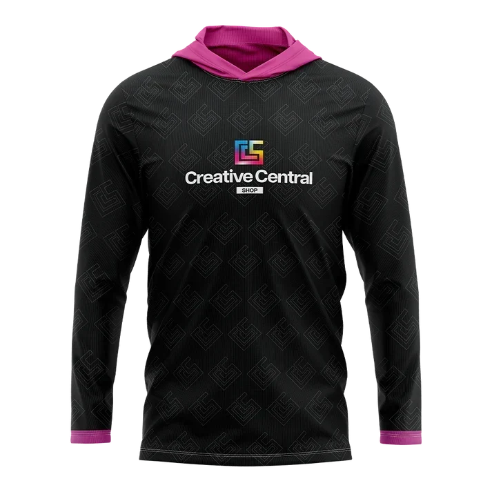 Long Sleeve Hoodie T-shirt (Full Dye Sublimation)#500039