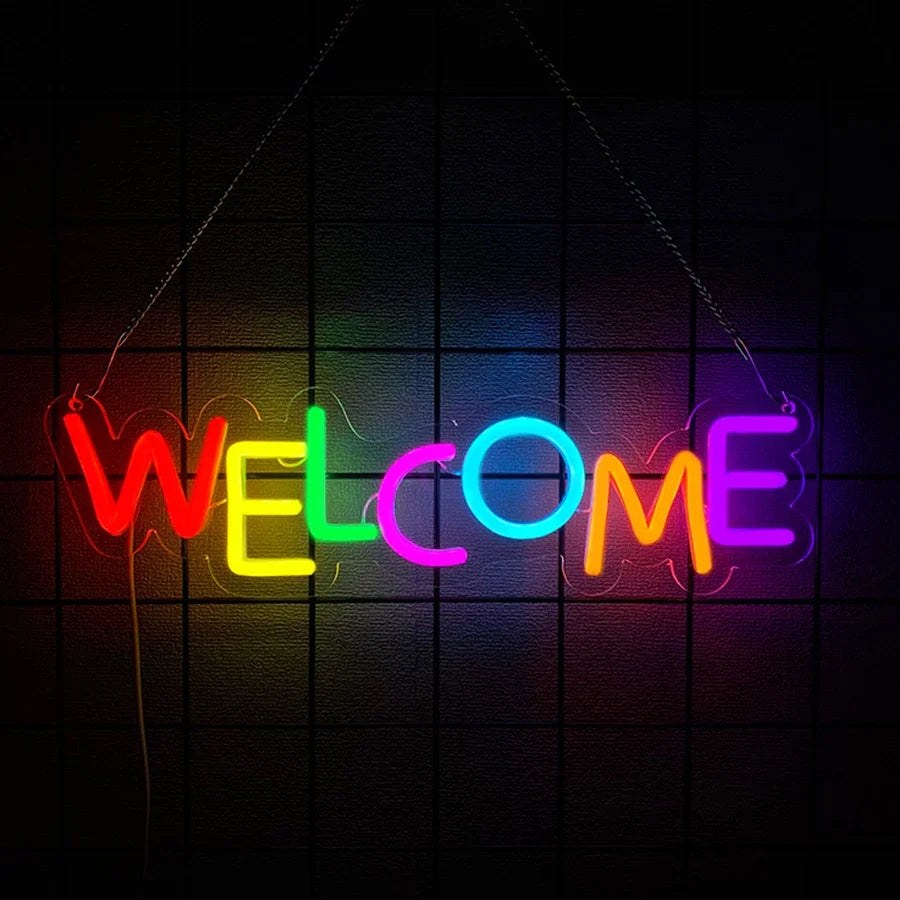 Welcome to the Jungle USB LED Neon Sign