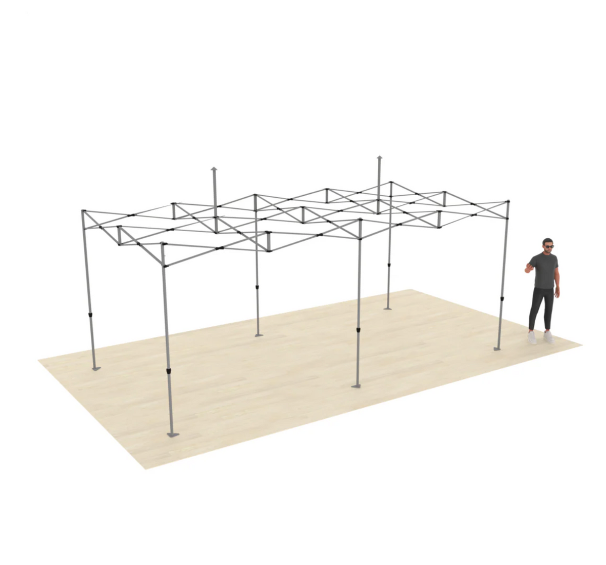 20' x 10' Canopy Tent Frame