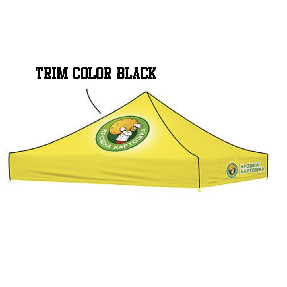 Premium Aluminum (Black)10' Tent Kit (Full-Bleed Dye-Sublimation)17" Valance – view 8