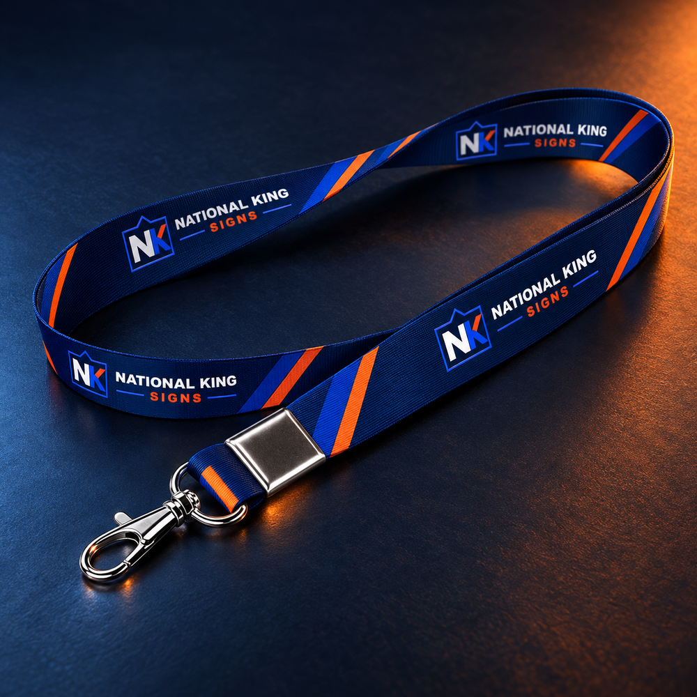 3/4" Dye-Sublimation Lanyards by National King Signs in San Diego