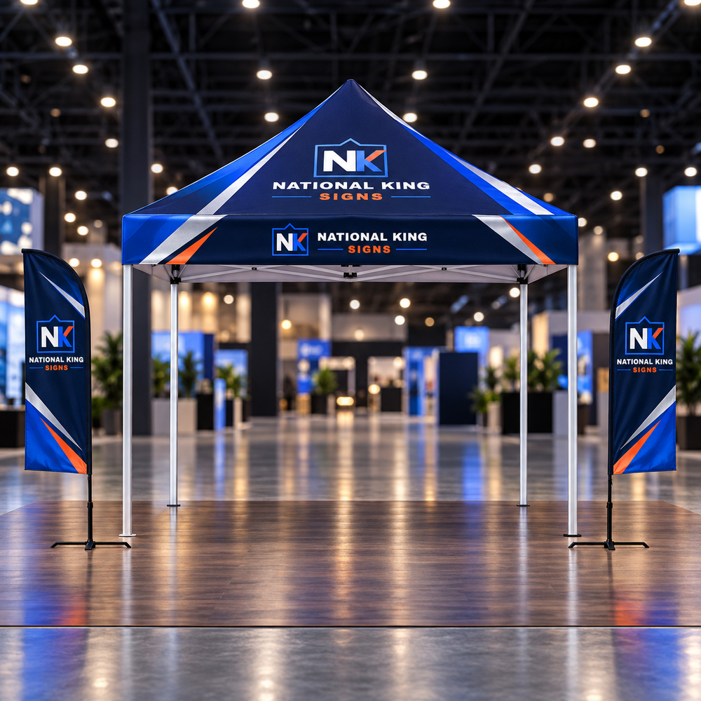 10' x 10' Custom Tent Package #2 by National King Signs in San Diego