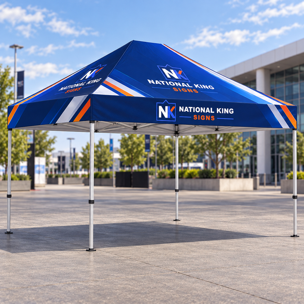 15' Custom Tent Canopy by National King Signs in San Diego