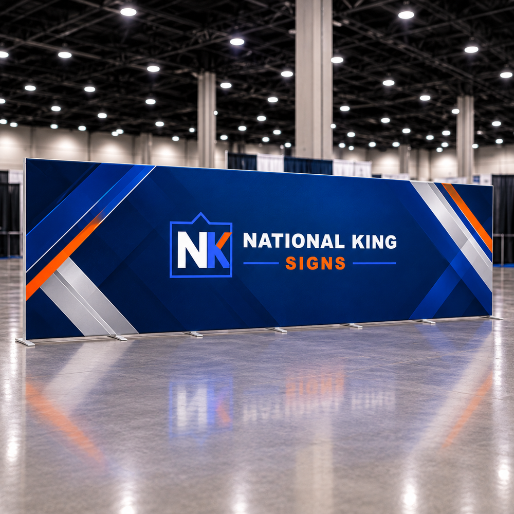 20' SEG Fabric Display - Non-Lit by National King Signs in San Diego