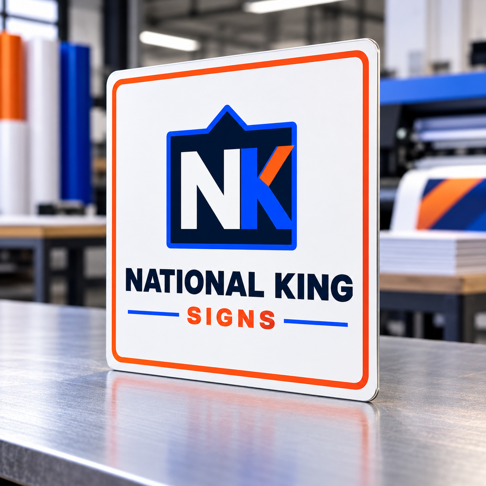 Custom Aluminum Sign by National King Signs in San Diego