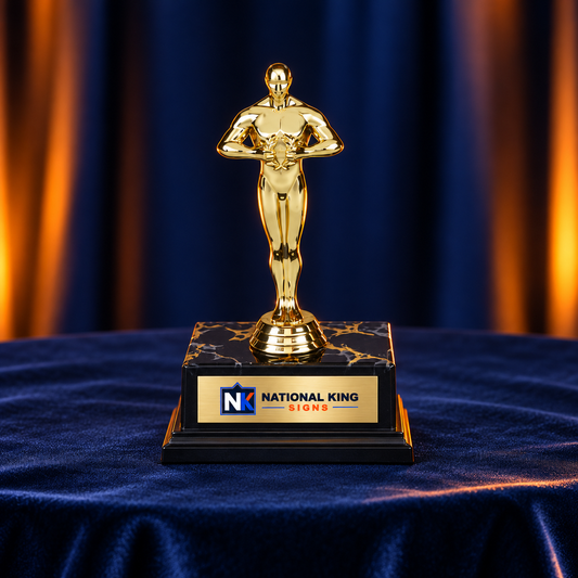 Economy Recognition Trophy by National King Signs in San Diego