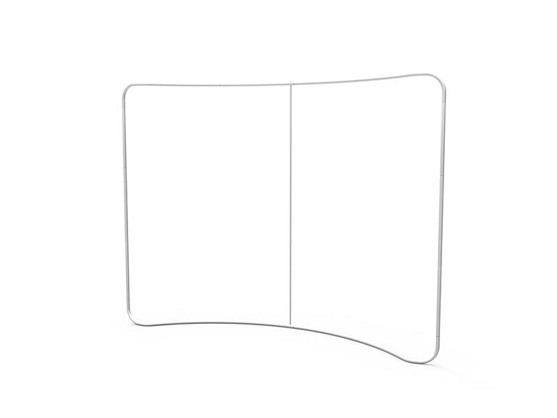 10' Tube Curved Fabric Display, view 3
