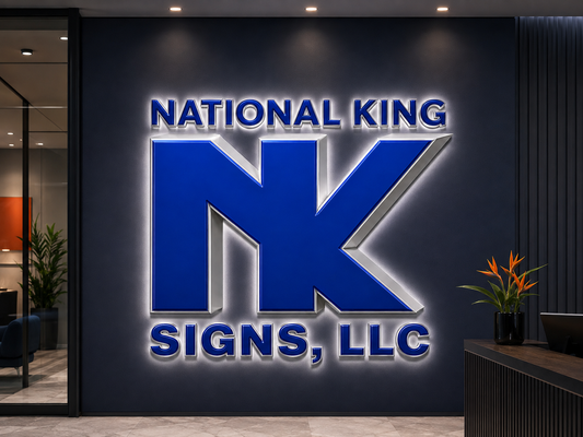 National King Signs AI branded hero 2026-09-06: Custom Illuminated Storefront Sign Package