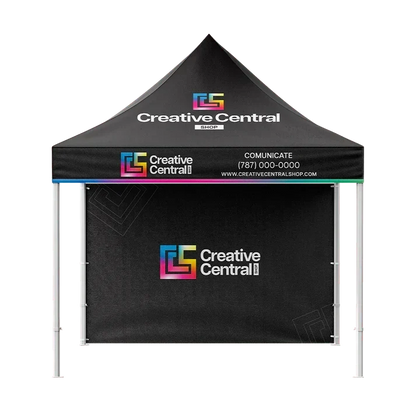 10'x10' Custom Tent Packages Back Wall + Canopy #13