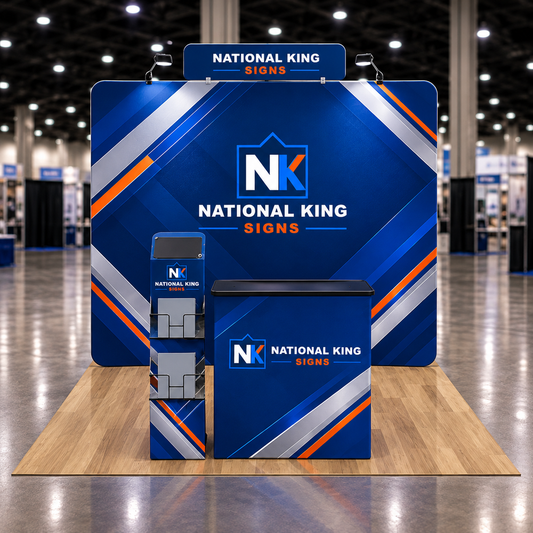 National King Signs square cover 1000 x 1000: 10' Premium Tradeshow Kits#18 — batch 06