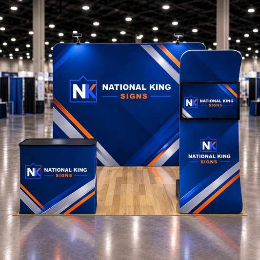 National King Signs square cover 1000 x 1000: 10' Premium Tradeshow Kits#19 — batch 06