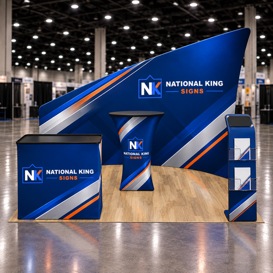 National King Signs square cover 1000 x 1000: 10' Premium Tradeshow Kits#20 — batch 06