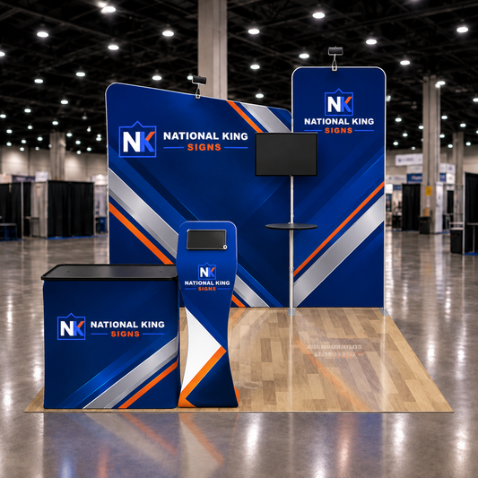 National King Signs square cover 1000 x 1000: 10' Premium Tradeshow Kits#23 — batch 06