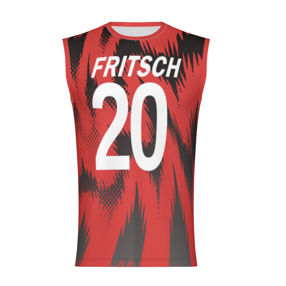 150GSM Mesh Jersey Crew Neck Sleeveless (Full Dye Sublimation) #500005 – view 2