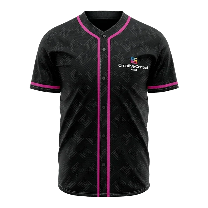 120GSM Milk Silk Custom Button Down Baseball Jersey (Full Dye Sublimation) #500044