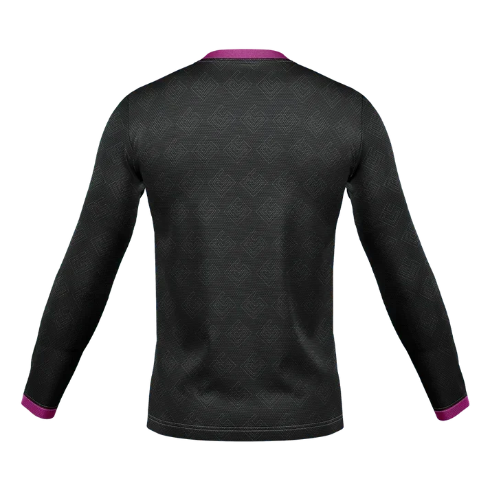 120GSM Milk Silk Long Sleeve V- neck (Full Dye Sublimation)#500042