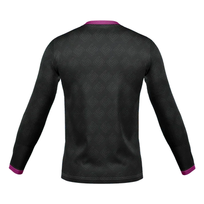 120GSM Milk Silk Long Sleeve V- neck (Full Dye Sublimation)#500042