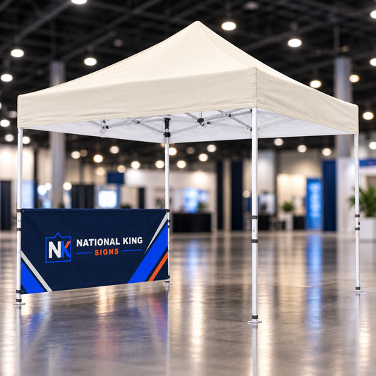 National King Signs square cover 1000 x 1000: 10' Tent Semi Wall — batch 06