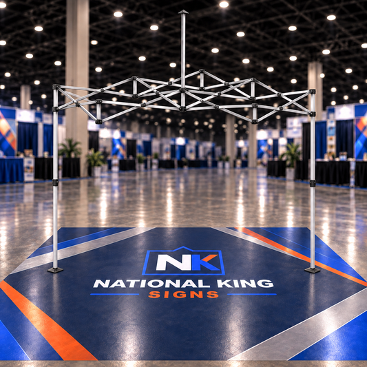 National King Signs square cover 1000 x 1000: 10' x 10' Tent Frame — batch 06