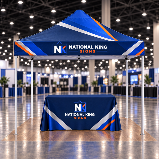 National King Signs square cover 1000 x 1000: 10'x10' Custom Tent Packages #1 — batch 06
