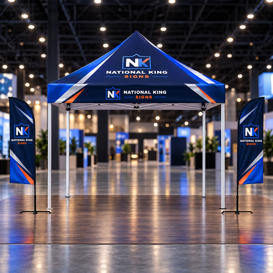 National King Signs square cover 1000 x 1000: 10'x10' Custom Tent Packages #2 — batch 06
