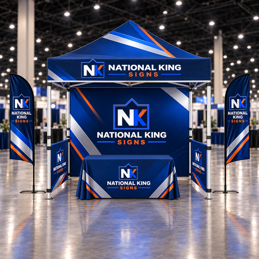 National King Signs square cover 1000 x 1000: 10'x10' Custom Tent Packages #3 — batch 06