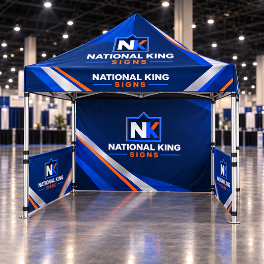 National King Signs square cover 1000 x 1000: 10'x10' Custom Tent Packages #7 — batch 06