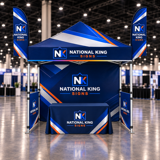 National King Signs square cover 1000 x 1000: 10'x10' Custom Tent Packages #11 — batch 06