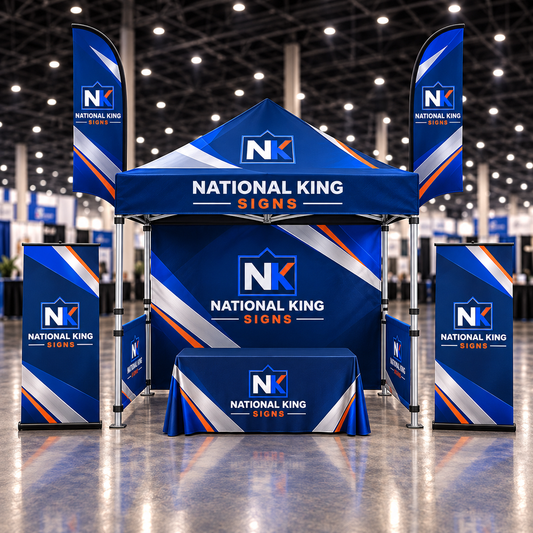 National King Signs square cover 1000 x 1000: 10'x10' Custom Tent Packages #12 — batch 06