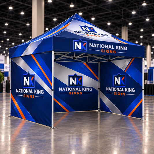 National King Signs square cover 1000 x 1000: 10'x10' Custom Tent Packages #14 — batch 06