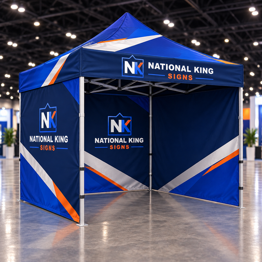 National King Signs square cover 1000 x 1000: 10'x10' Custom Tent Packages #15 — batch 06
