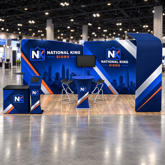 National King Signs square cover 1000 x 1000: 10'x20' Premium Tradeshow Kits #2 — batch 06