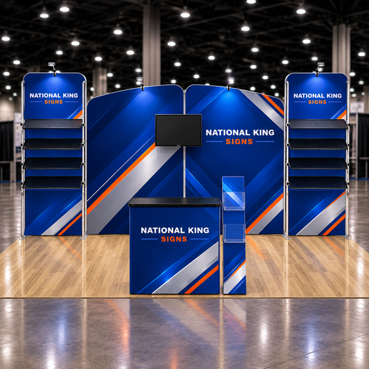 National King Signs square cover 1000 x 1000: 10'x20' Premium Tradeshow Kits #4 — batch 06