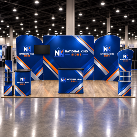 National King Signs square cover 1000 x 1000: 10'x20' Premium Tradeshow Kits #5 — batch 06