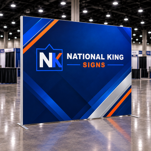 National King Signs square cover 1000 x 1000: 10ft SEG Fabric Display (Non-Lit ) — batch 07