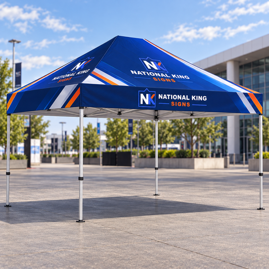 National King Signs square cover 1000 x 1000: 15' Tent Canopy Only (Dye Sublimation) — batch 07