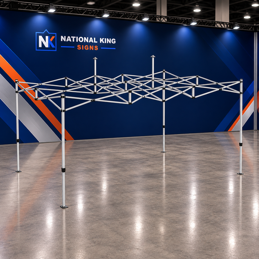 National King Signs square cover 1000 x 1000: 15' x 10' Tent Frame — batch 07