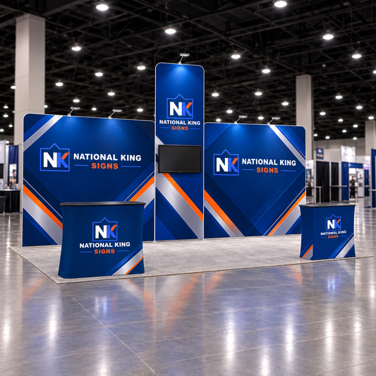 National King Signs square cover 1000 x 1000: 20' Premium Tradeshow Kits #1 — batch 07