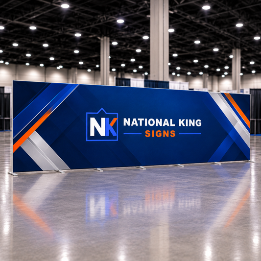 National King Signs square cover 1000 x 1000: 20ft SEG Fabric Display (Non-Lit ) — batch 07