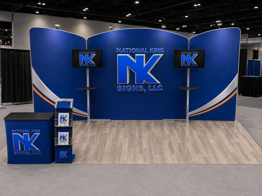 National King Signs AI branded hero 2026-09-06: 10'x20' Premium Tradeshow Kits #11
