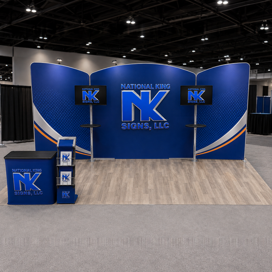National King Signs branded square cover 1000 x 1000: 10'x20' Premium Tradeshow Kits #11