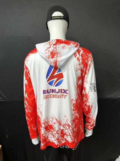 120GSM Milk Silk Long Sleeve Hoodie T-shirt (Full Dye Sublimation)#500138 – view 3