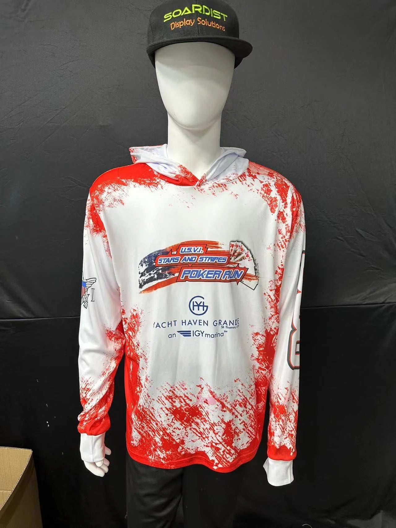 120GSM Milk Silk Long Sleeve Hoodie T-shirt (Full Dye Sublimation)#500138 – view 2