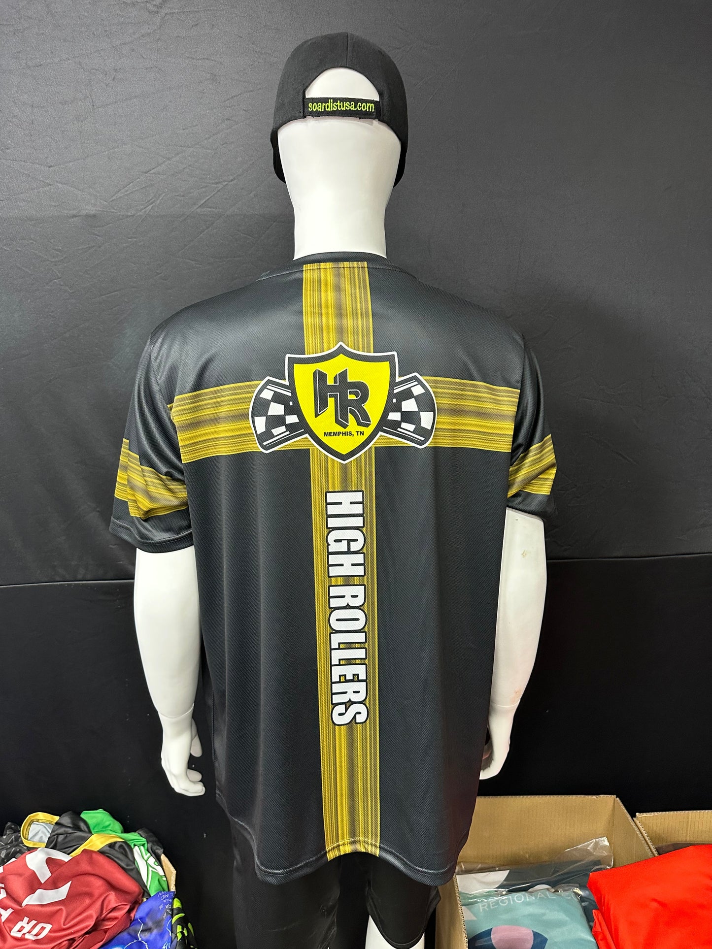 150GSM Mesh Jersey Short Sleeve Crew Neck (Full Dye Sublimation) #500002 – view 3