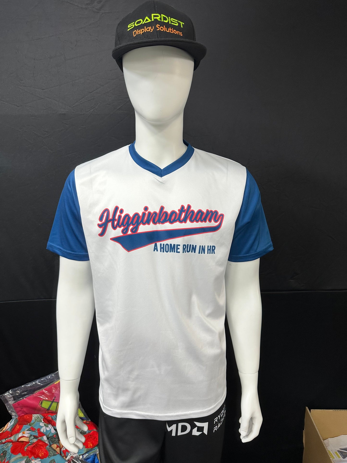 120GSM Milk Silk Short Sleeve V Neck (Full Dye Sublimation)#500043 – view 3
