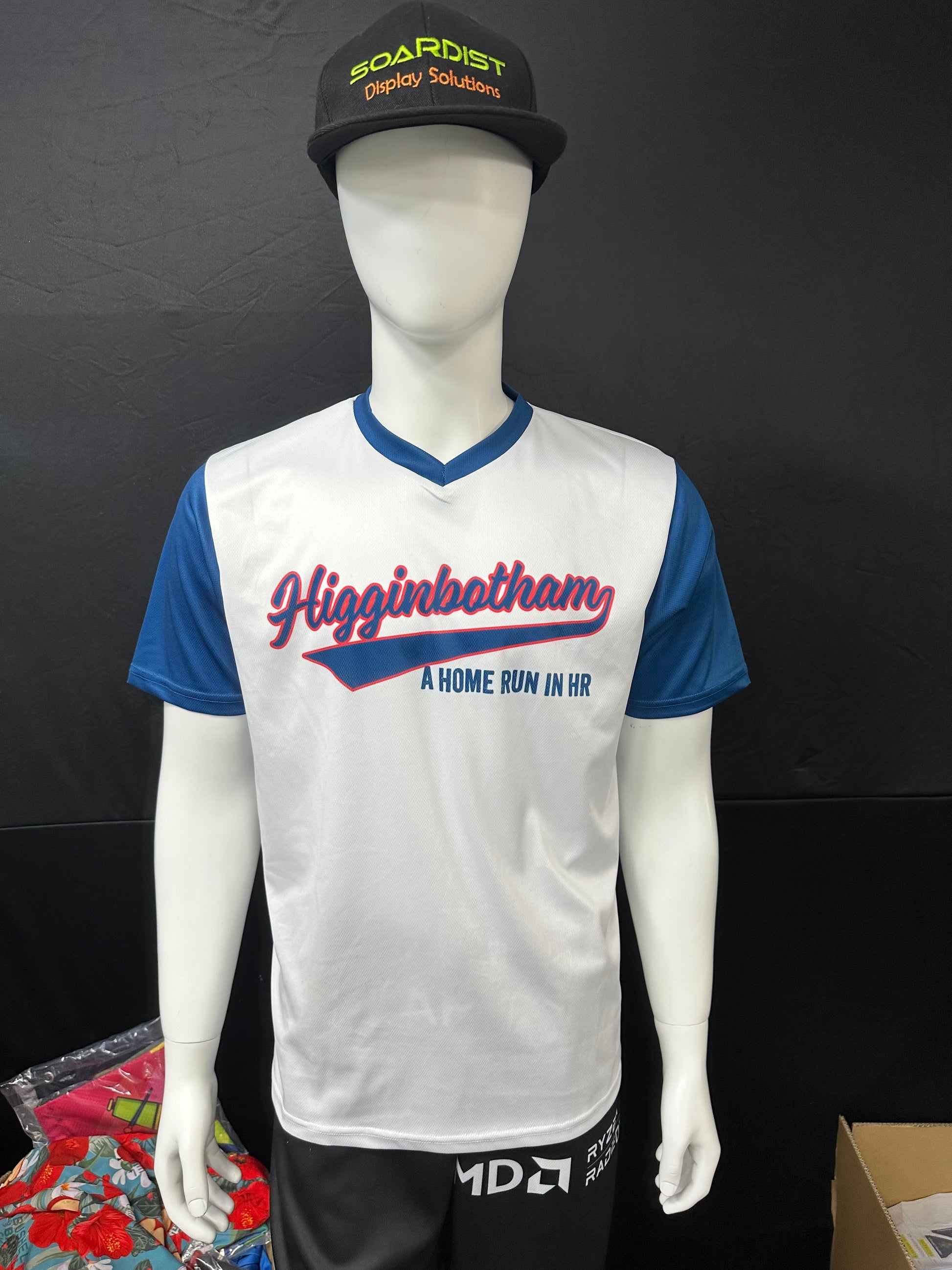 120GSM Milk Silk Short Sleeve V Neck (Full Dye Sublimation)#500043 – view 3