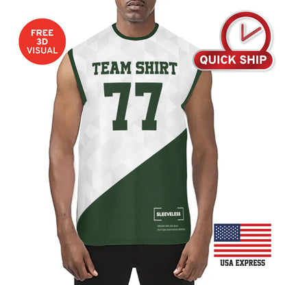 150GSM Mesh Jersey Crew Neck Sleeveless (Full Dye Sublimation) #500005