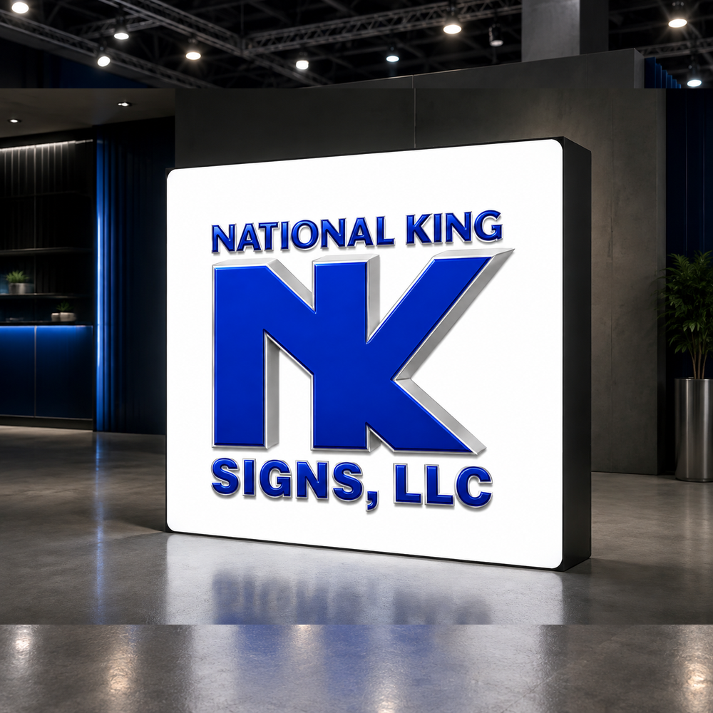 National King Signs square cover 1000 x 1000: 8ft SEG Backlit Popup Display — batch 03 v2