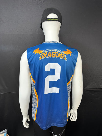 150GSM Mesh Jersey V Neck Sleeveless (Full Dye Sublimation) #500086 – view 3