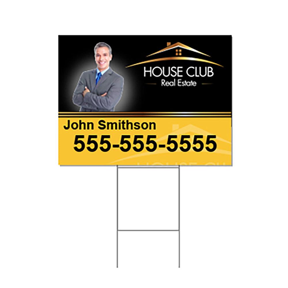 Yard Sign and H-Stake, view 2